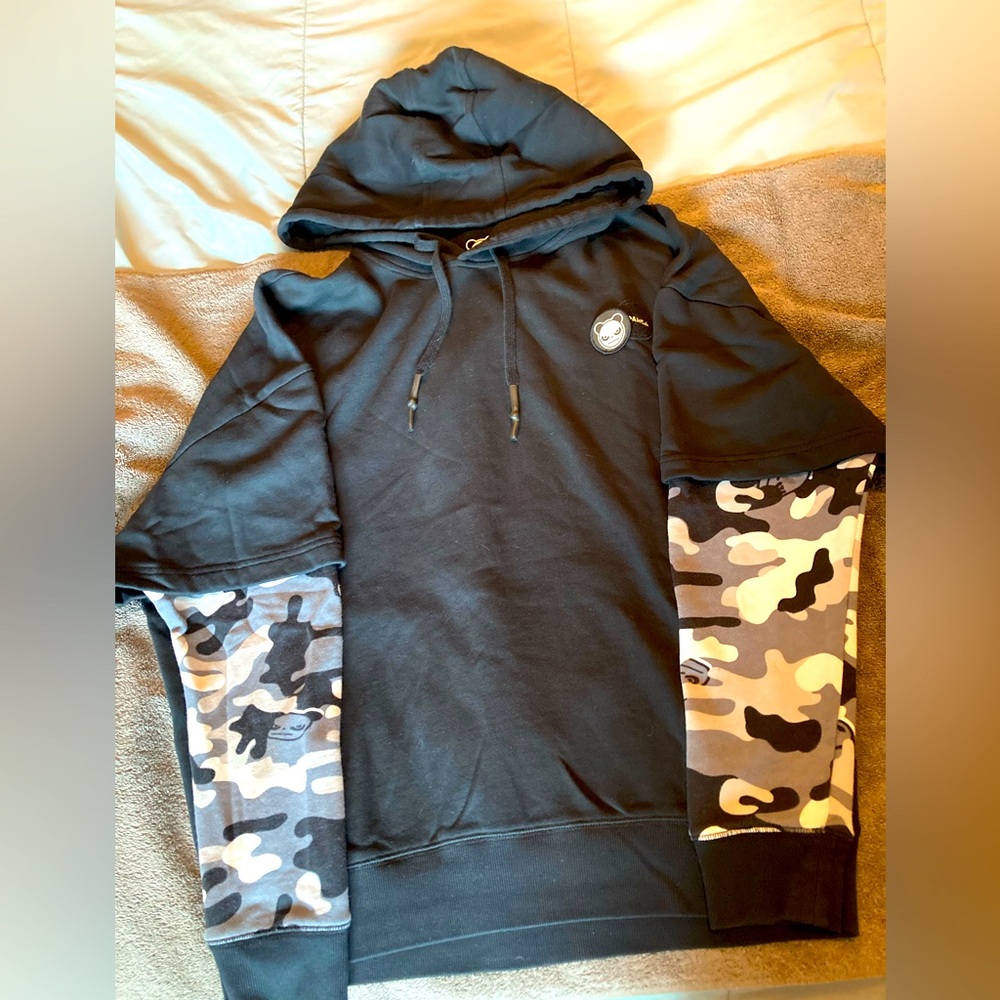 Hipanda Black World Peace Xl Hoodie